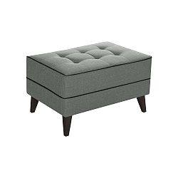 Šedá podnožka s černýma nohama Stella Cadente Maison Atalaia