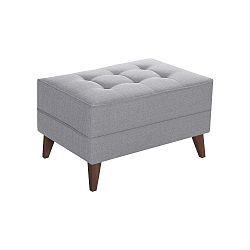 Šedá podnožka s hnědýma nohama Stella Cadente Maison Atalaia