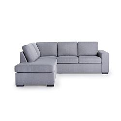 Šedá pohovka s lenoškou na levé straně SoftNord Scandic House