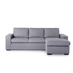 Šedá pohovka s lenoškou na pravé straně SoftNord Scandic House