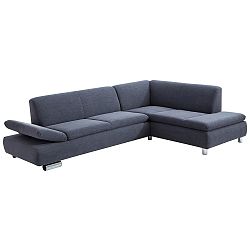 Šedá rohová pohovka s nastavitelnou područkou Max Winzer Terrence, pravý roh