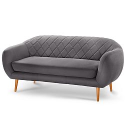 Šedá trojmístná pohovka Scandi by Stella Cadente Maison Diva