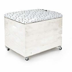 Sedací puf na kolečkách s úložným prostorem Little Nice Things Panda