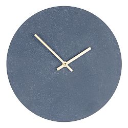 Šedé dřevěné nástěnné hodiny House Nordic Paris, ⌀ 30 cm