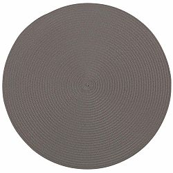 Šedé kulaté prostírání Tiseco Home Studio Round, ø 38 cm