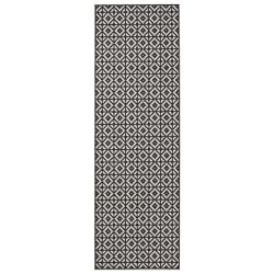 Šedo-bílý běhoun Zala Living Cook & Clean Zelda, 60 x 180 cm