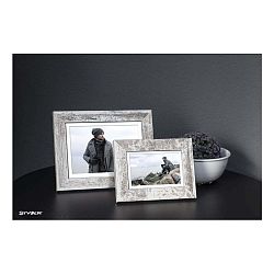 Šedo-bílý rámeček na fotografii Styler Narvik, 30 x 50 cm