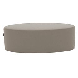 Šedobéžový puf Softline Bon-Bon Valencia Sand, délka 100 cm
