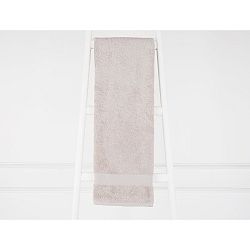 Šedohnědá osuška z bambusových vláken Ethel, 90 x 150 cm