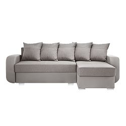 Šedohnědá sedačka Interieur De Famille Paris Destin, pravý roh