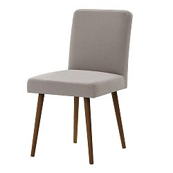 Šedohnědá židle s tmavě hnědými nohami Ted Lapidus Maison Fragrance