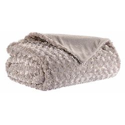 Šedohnědý pléd Tiseco Home Studio Curl, 150 x 200 cm