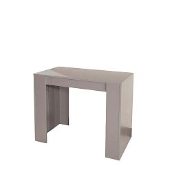 Šedohnědý rozkládací jídelní stůl Symbiosis Elastic