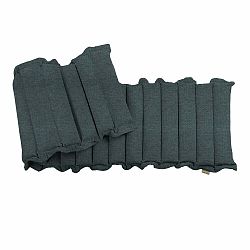 Šedomodrá relaxační masážní matrace Linda Vrňáková Waves, 60 x 200 cm