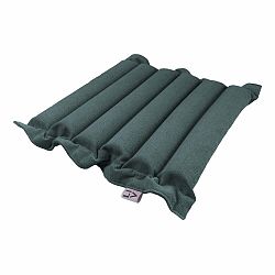 Šedomodrý sedací polštářek s masážními míčky Linda Vrňáková Waves, 50 x 50 cm