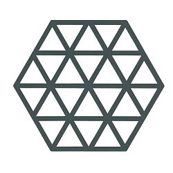 Šedozelená silikonová podložka pod horké nádoby Zone Triangles