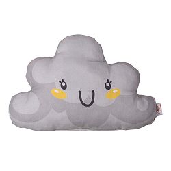 Šedý dětský polštářek s příměsí bavlny Mike & Co. NEW YORK Pillow Toy Hurro, 21 x 40 cm