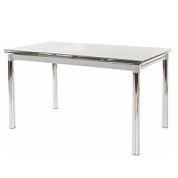 Šedý jídelní stůl se skleněnou deskou Støraa Pippa