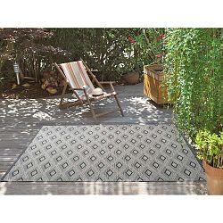 Šedý koberec vhodný i na ven Universal Weave Kasso, 130 x 190 cm