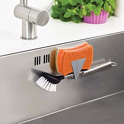 Šedý magnetický držák na houbičku Reenbergs Sponge