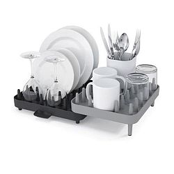 Šedý nastavitelný 3dílný odkapávač Joseph Joseph Connect