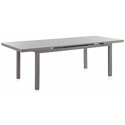 Šedý rozkládací jídelní stůl Geese Pate, délka 180 x 240 cm