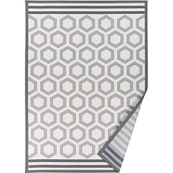 Šedý vzorovaný oboustranný koberec Narma Oore, 140 x 200 cm