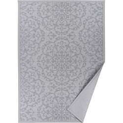 Šedý vzorovaný oboustranný koberec Narma Pitsalu, 70  x  140 cm