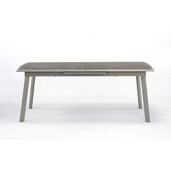 Šedý zahradní jídelní rozkládací stůl Ezeis Rotonde