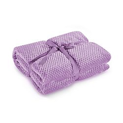 Šeříkově fialová deka z mikrovlákna DecoKing Henry, 170 x 210 cm