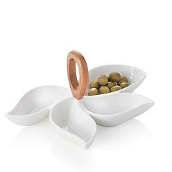 Servírovací miska s bambusovou úchytkou Brandani Octopus