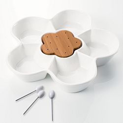 Servírovací miska se 3 napichovátky Brandani Margherita