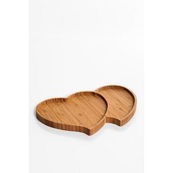 Servírovací miska ve tvaru srdce Bambum Amor, 28 x 18 cm