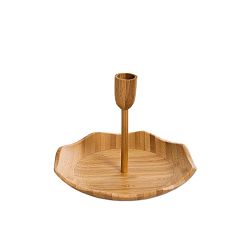 Servírovací podnos s držákem na párátka Bambum Pick, ⌀ 20 cm