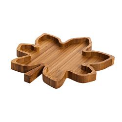 Servírovací podnos ve tvaru listu Bambum Cina, ⌀ 20 cm