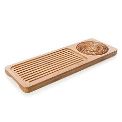Servírovací podnos z bambusu Bambum Serra, 34 x 12 cm
