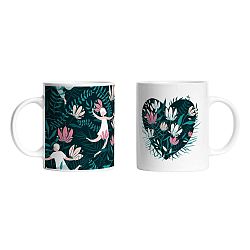 Set 2 kusů keramických hrnků Butter Kings Be my Valentine, 330 ml