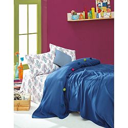 Set bavlněného lehkého přehozu na dvoulůžko s prostěradlem Kefe, 200 x 230 cm