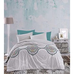 Set bavlněného povlečení na dvoulůžko s prostěradlem Susana, 200 x 220 cm