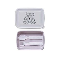 Set dětského svačinového boxu s příbory Bloomingville Baby