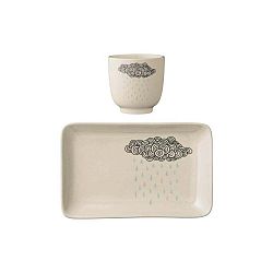 Set dětského talíře a hrnečku z kameniny Bloomingville Albert