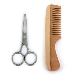 Set hřebenu a nůžek na vousy Le Studio Big Moustache