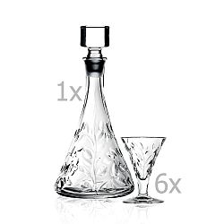 Set karafy a 6 skleniček RCR Cristalleria Italiana Bibiana