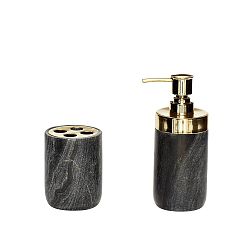 Set kelímku na zubní kartáčky a dávkovače mýdla Hübsch Mare