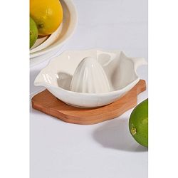 Set porcelánového lisu na citrusy a bambusové podložky Kosova