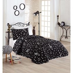 Set povlaku na polštář a přehozu přes jednolůžko Aalto, 160 x 220 cm