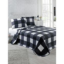 Set povlaku na polštář a přehozu přes jednolůžko Leandro, 160 x 220 cm