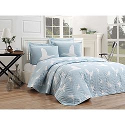 Set přehozu na dvoulůžko a povlaky na polštář Reterro Russa, 200 x 220 cm