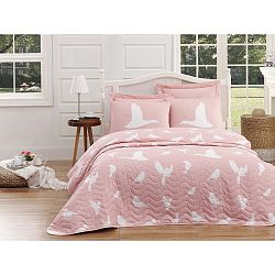 Set přehozu na dvoulůžko a povlaky na polštář Reterro Takira, 200 x 220 cm