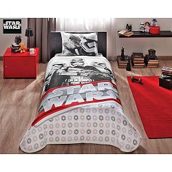 Set přehozu, prostěradla a povlaku na polštář Star Wars Stormtroopers, 160 x 230 cm